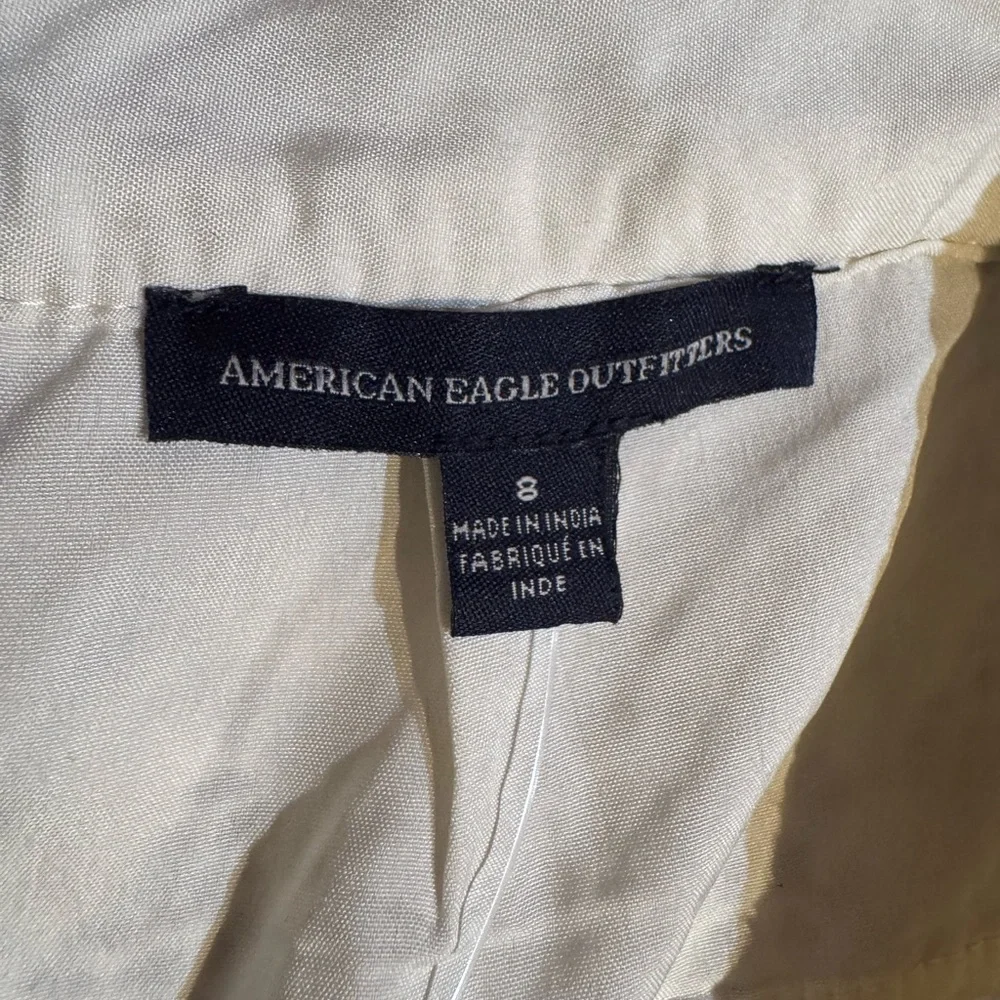 American Eagle Outfitters Cream Crochet Lace Mini Skirt - Picture 3 of 7